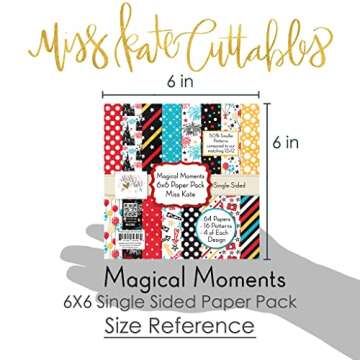 Magical Moments 6x6 Pattern Paper Pack for Scrapbooking