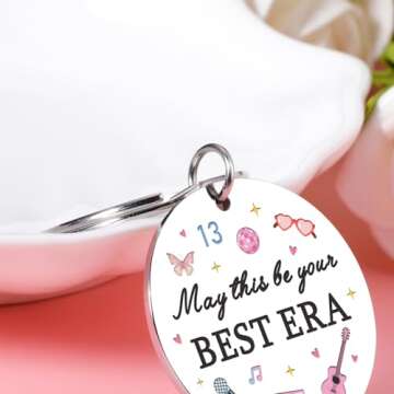 XPENMULBOJA Popular Singer Spirit Merch Gifts Inspired Keychain Quote Ornament Guitar Music Fans Stu...