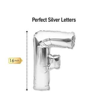 PartyForever Silver FUTURE MR & MRS Balloon Banner