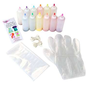 Tulip One-Step Tie-Dye Kit Kaleidoscope, 12 Colors Tie Dye