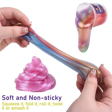 Kids Galaxy Slime Kit - 30 Pack Colorful Stress Relief