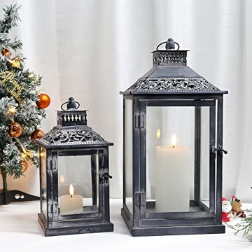 JHY DESIGN Vintage Metal Decorative Lantern Set for Events