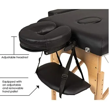Portable Adjustable Massage Table for Professionals & Home Use