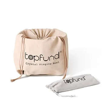 TOPFUND Red Orange C Note Singing Bowl for Meditation