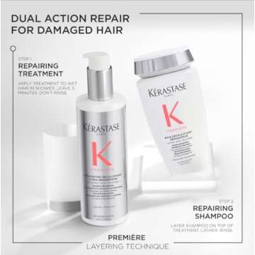 Kérastase Premiere Repair Shampoo - Strengthens & Smooths Hair