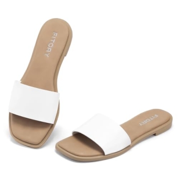 Trendy FITORY Slide Sandals for Women | Comfort Meets Style