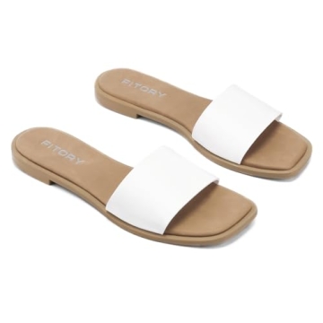 Trendy FITORY Slide Sandals for Women | Comfort Meets Style