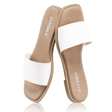 Trendy FITORY Slide Sandals for Women | Comfort Meets Style