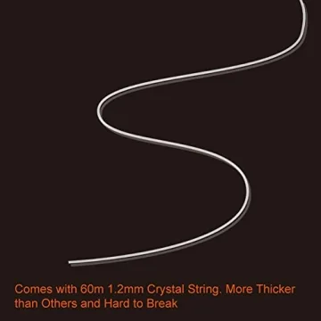 Paxcoo Elastic Stretch String Cord for Jewelry Making