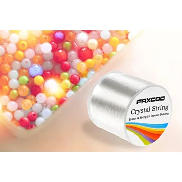Paxcoo Elastic Stretch String Cord for Jewelry Making