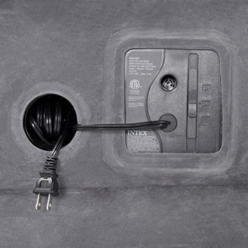 Intex Ultra Plush Inflatable Queen Air Mattress with Headboard