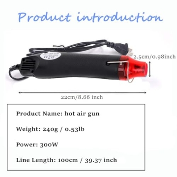 Mini Craft Heat Gun 300W Portable Handheld for DIY