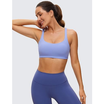 CRZ YOGA Low Impact Strappy Sports Bra for Women