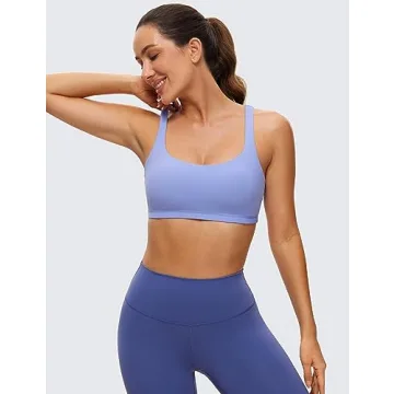 CRZ YOGA Low Impact Strappy Sports Bra for Women