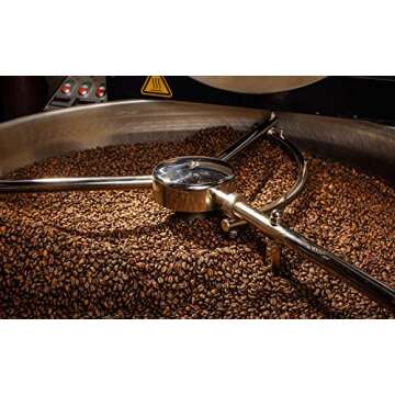 Browny Indonesian Sumatra Organic Roasted Coffee Whole Beans - Premium Artisan Dark Roast in 16oz (1 Pound)