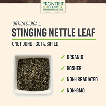 Frontier Co-op Organic Nettle Leaf for Wholesome Tea Experience