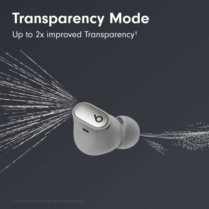 Beats Studio Buds+ | Noise Cancelling Earbuds in Silver