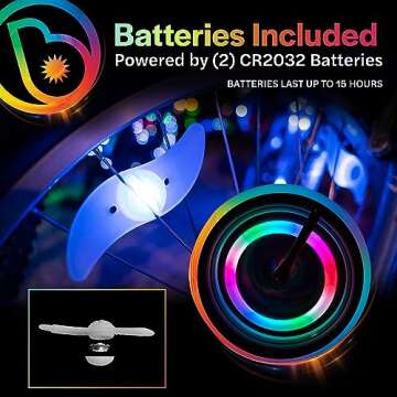 Brightz Color Changing LED Bike Wheel Lights for All