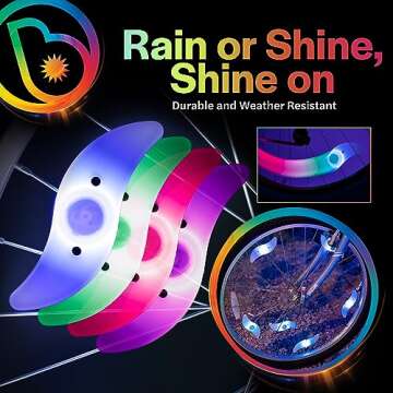 Brightz Color Changing LED Bike Wheel Lights for All