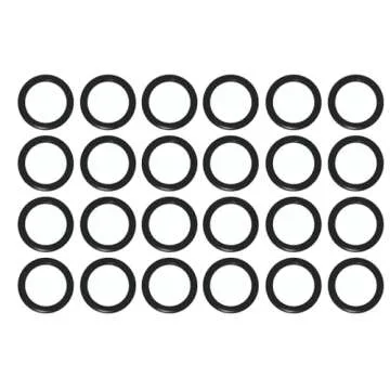 Power Pressure Washer O-Rings for 1/4" Quick Coupler, Compatible with High Temperature Viton FKM (24-Pack)