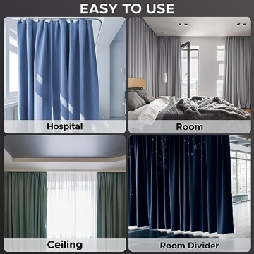 Jos-Haz Ceiling Curtain Track - Versatile and Elegant