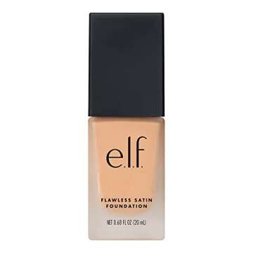 e.l.f. Flawless Satin Foundation, Medium Coverage & Vegan
