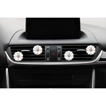 Cute Daisy Car Accessories for Fresh Scents and Style