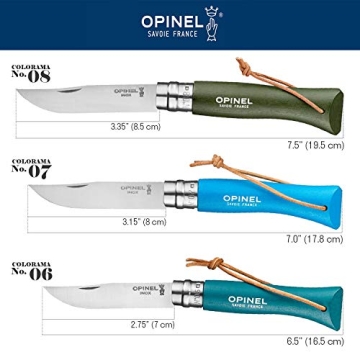 Opinel Colorama No. 8 Folding Pocket Knife - Stylish & Durable