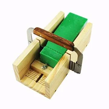 ESA Supplies Soap Cutters for Soap Making Loaf Slicer, Soap Molds for Soap Making Large Size, Soap Making Kit for Adults with Straight and Wavy Cutter