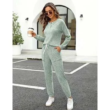 Stylish WIHOLL Women's Pajama Sets for Cozy Lounging