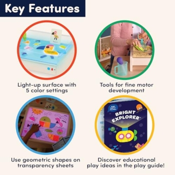 Battat Education Light Box for Kids - Sensory Play Set