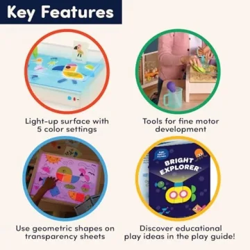 Battat Education Light Box for Kids - Sensory Play Set