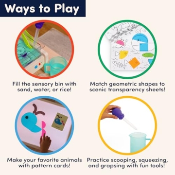 Battat Education Light Box for Kids - Sensory Play Set