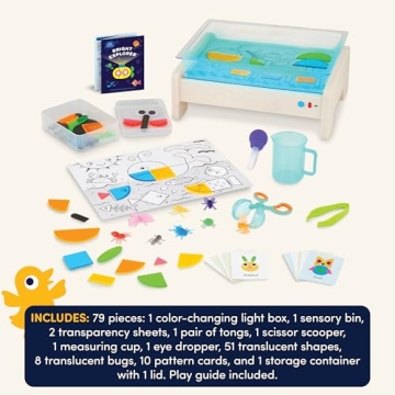 Battat Education Light Box for Kids - Sensory Play Set