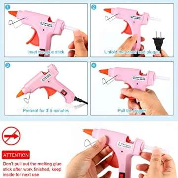 Zhengmy Mini Glue Guns Set | 6 Colors for DIY Crafts