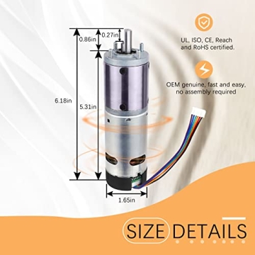 236575 Slide-Out Motor for RV with 300:1 Gear Ratio