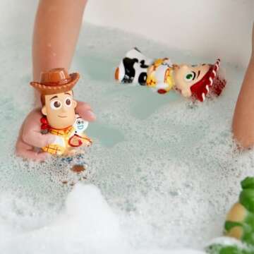 Disney Store Official Bath Set (Toy Story) - Kids Bath Accessories with Beloved Disney Characters - Colorful and Fun Bath Time Essentials for Kids - Suitable for All Ages