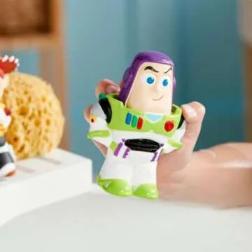 Disney Store Official Bath Set (Toy Story) - Kids Bath Accessories with Beloved Disney Characters - Colorful and Fun Bath Time Essentials for Kids - Suitable for All Ages