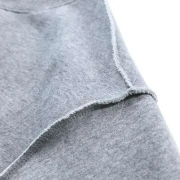 Amazhiyu Women Cropped Sweatshirt Long Sleeves Pullover Fleece Crop Tops Heather Grey, Medium