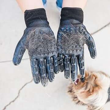 Pet Grooming Gloves - Medium