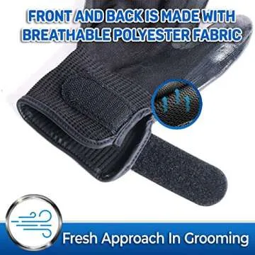 Pet Grooming Gloves - Medium