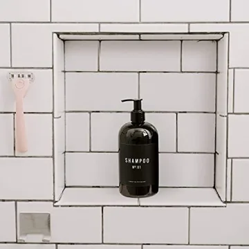 Amber Refillable Soap Dispensers for Farmhouse Decor