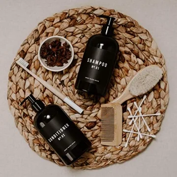 Amber Refillable Soap Dispensers for Farmhouse Decor