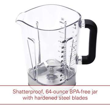 Wolf Gourmet 64 oz High-Performance Blender for All