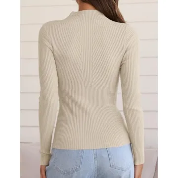 Stylish ZESICA Women's Long Sleeve Turtleneck Sweater
