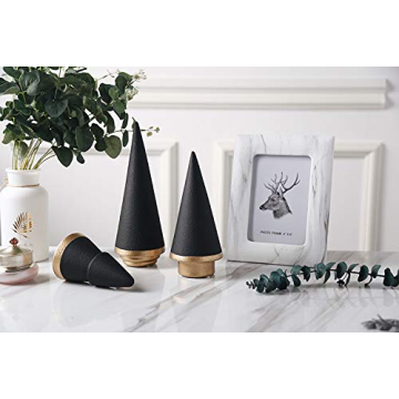 Elegant Black Ceramic Christmas Tree Set for Every Holiday