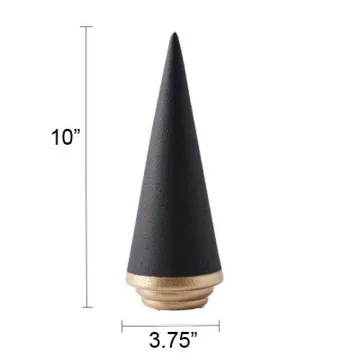 Elegant Black Ceramic Christmas Tree Set for Every Holiday