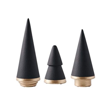 Elegant Black Ceramic Christmas Tree Set for Every Holiday