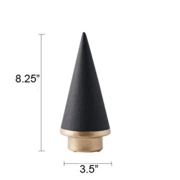 Elegant Black Ceramic Christmas Tree Set for Every Holiday