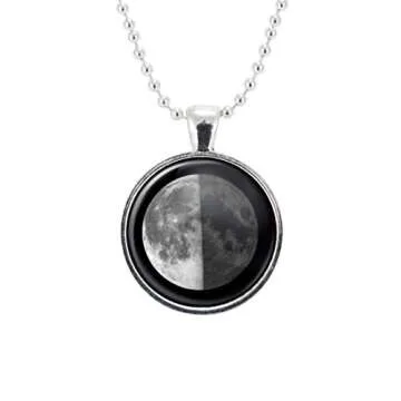 Custom Moon Phase Necklace Personalized Jewelry Gift